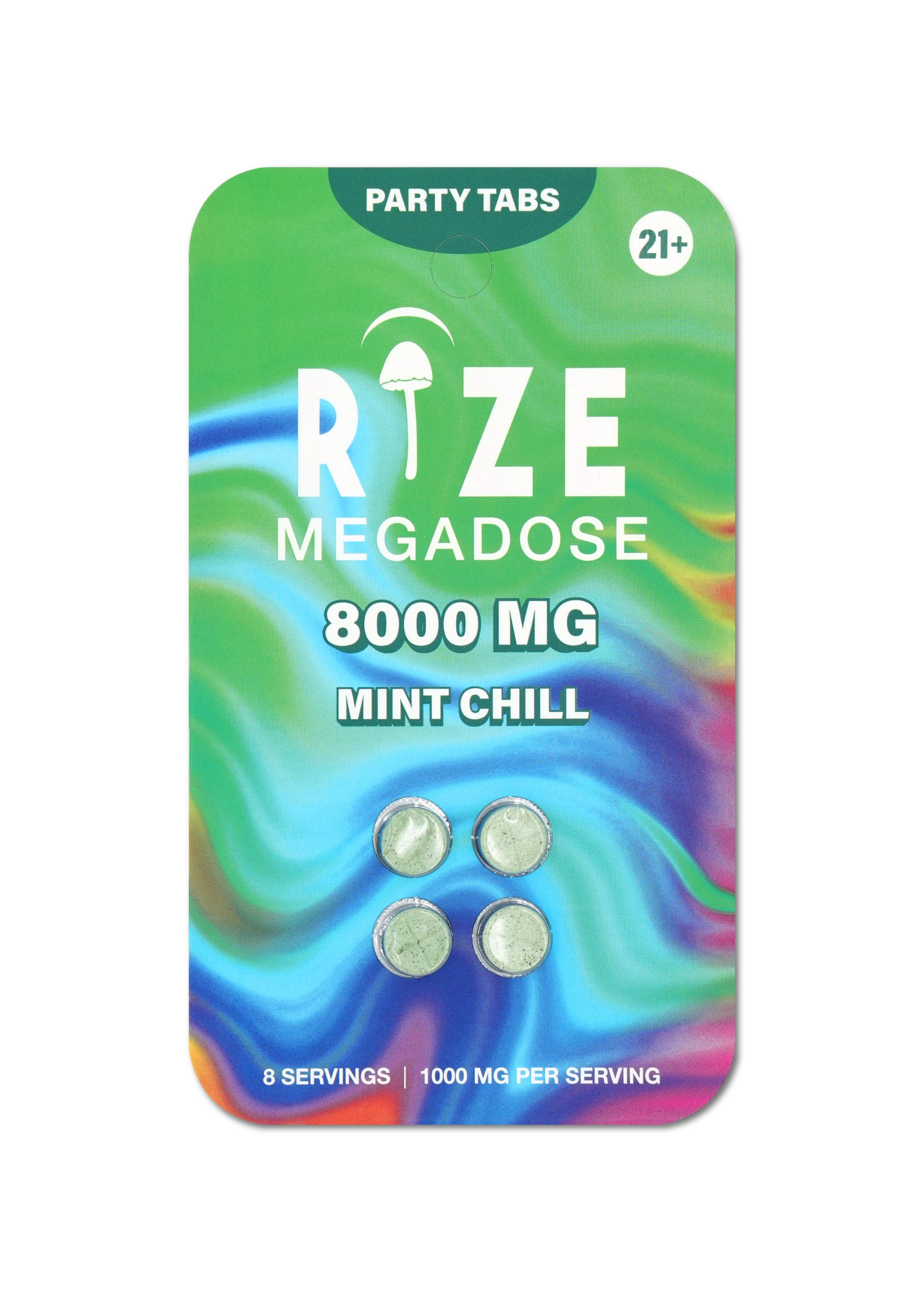 4pc 8000mg Mint Chill Party Tabs