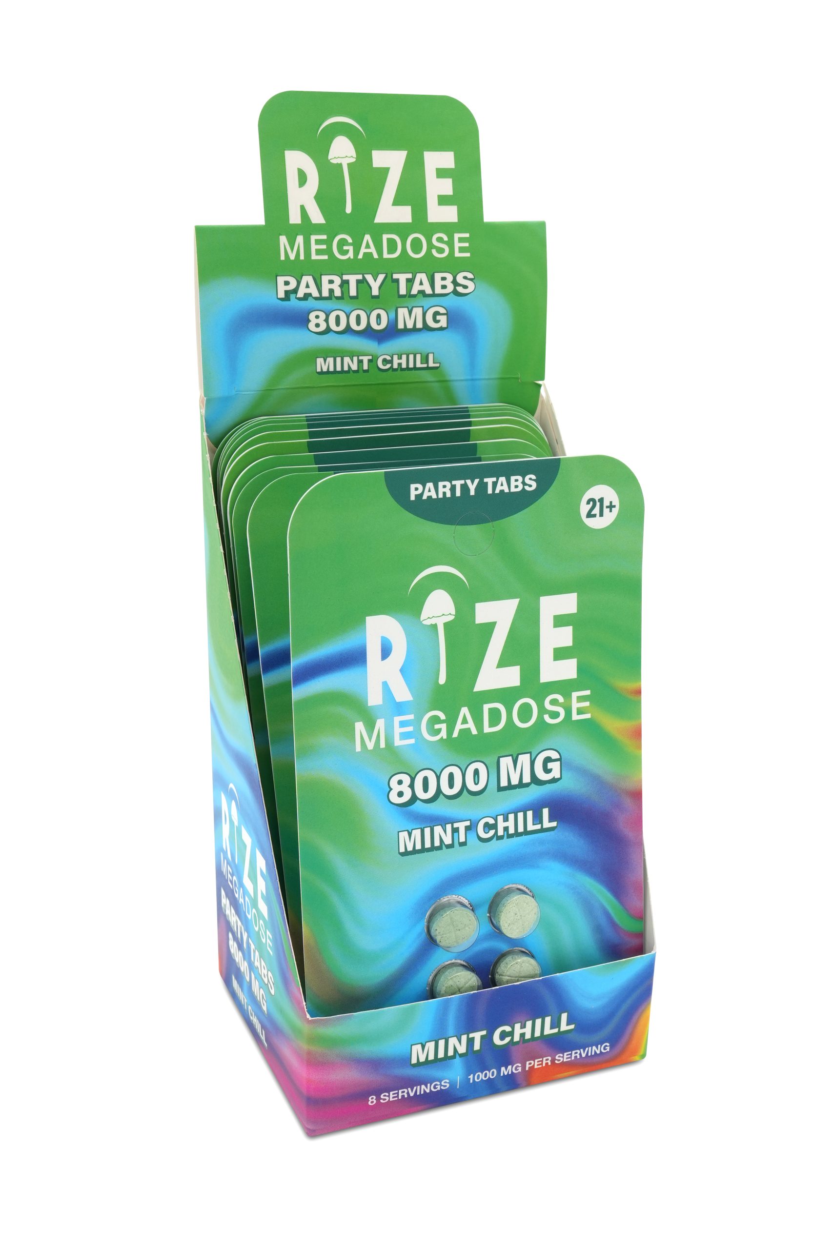 10 Pack - 4pc 8000mg Mint Chill Party Tabs